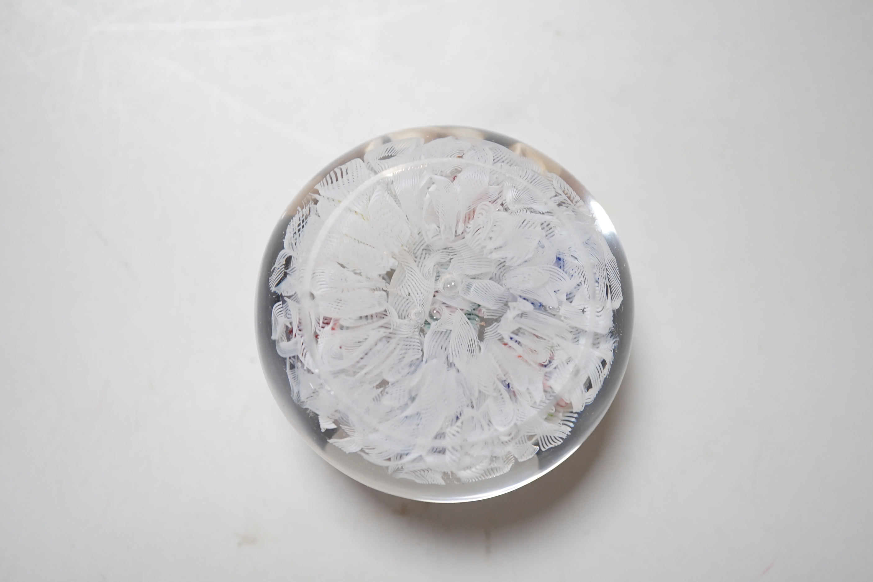 A Baccarat scattered millefiori paperweight, 5cm diameter